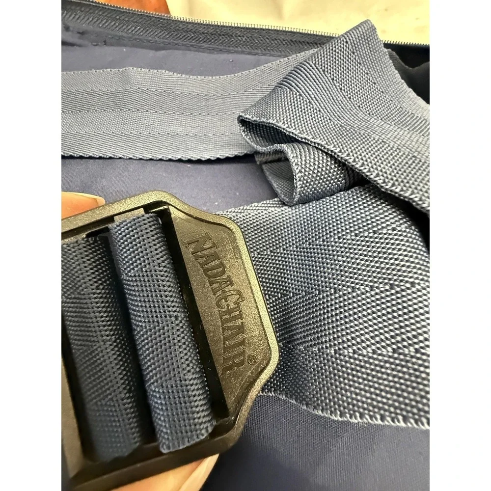 NadaChair‎ BackSling Portable Back Support Ergonomic Posture Aid Navy Made USA
